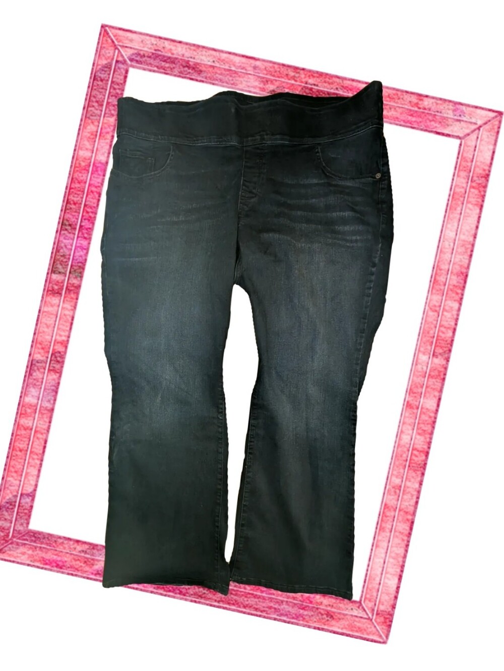 Old Navy Pull On Rockstar Flare Jeans, Size 24 Short